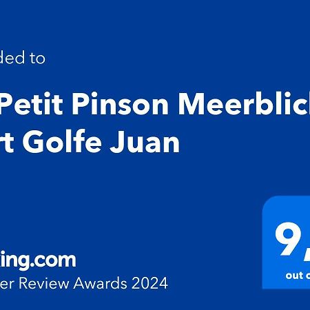 Le Petit Pinson Meerblick Port Golfe-Juan Εξωτερικό φωτογραφία